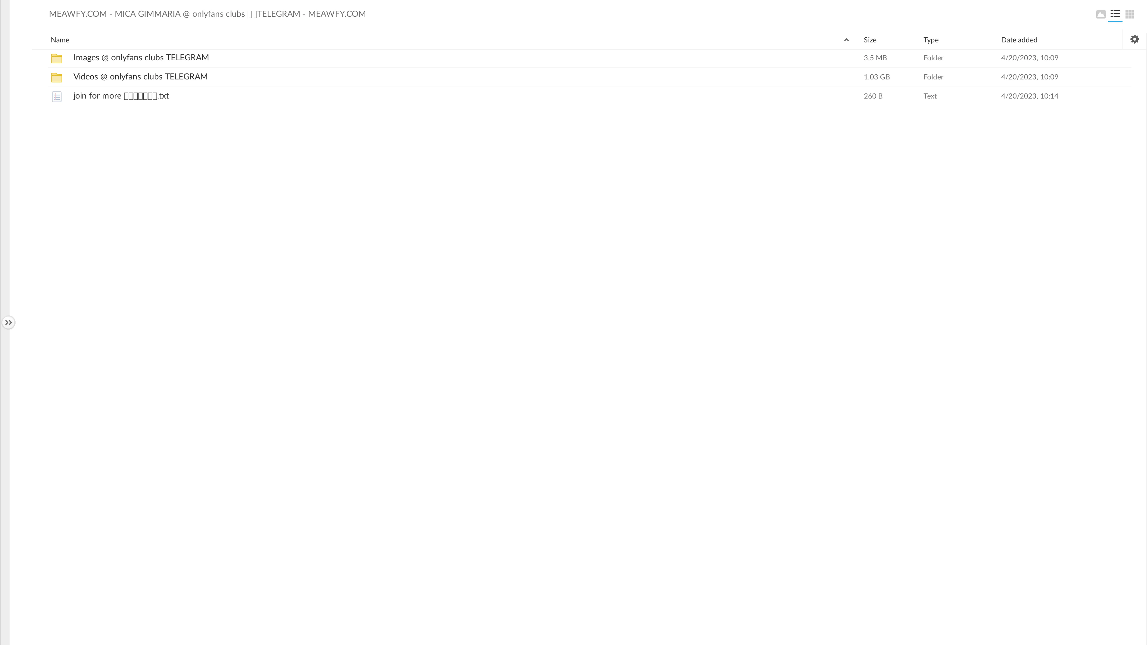 Downloading Mica Gimmaria @ Onlyfans Clubs 💋💋Telegram 1.038 GB Mega Link