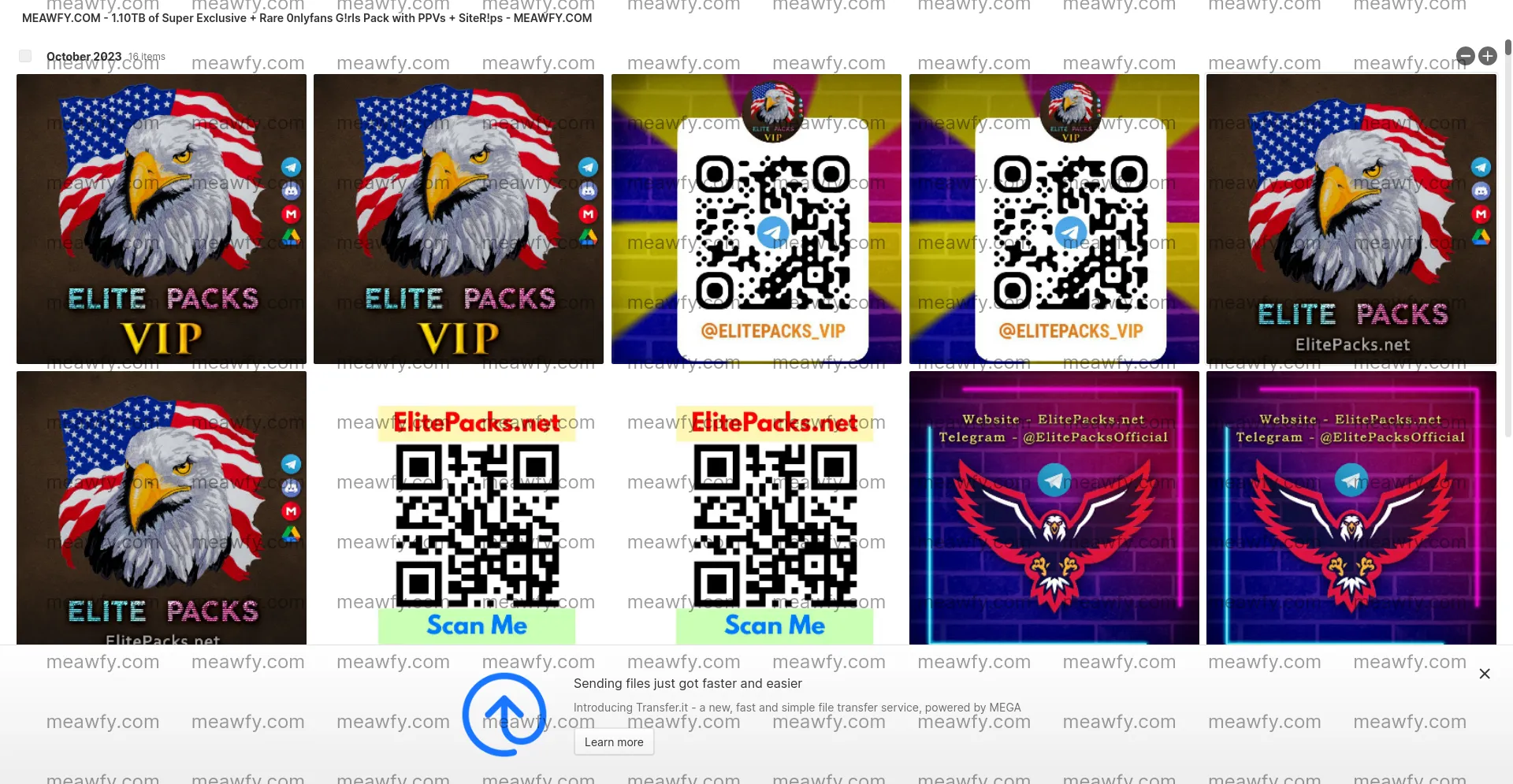 Downloading 1.10tb Of Super Exclusive + Rare 0nlyfans G!… 1.098 TB Mega 