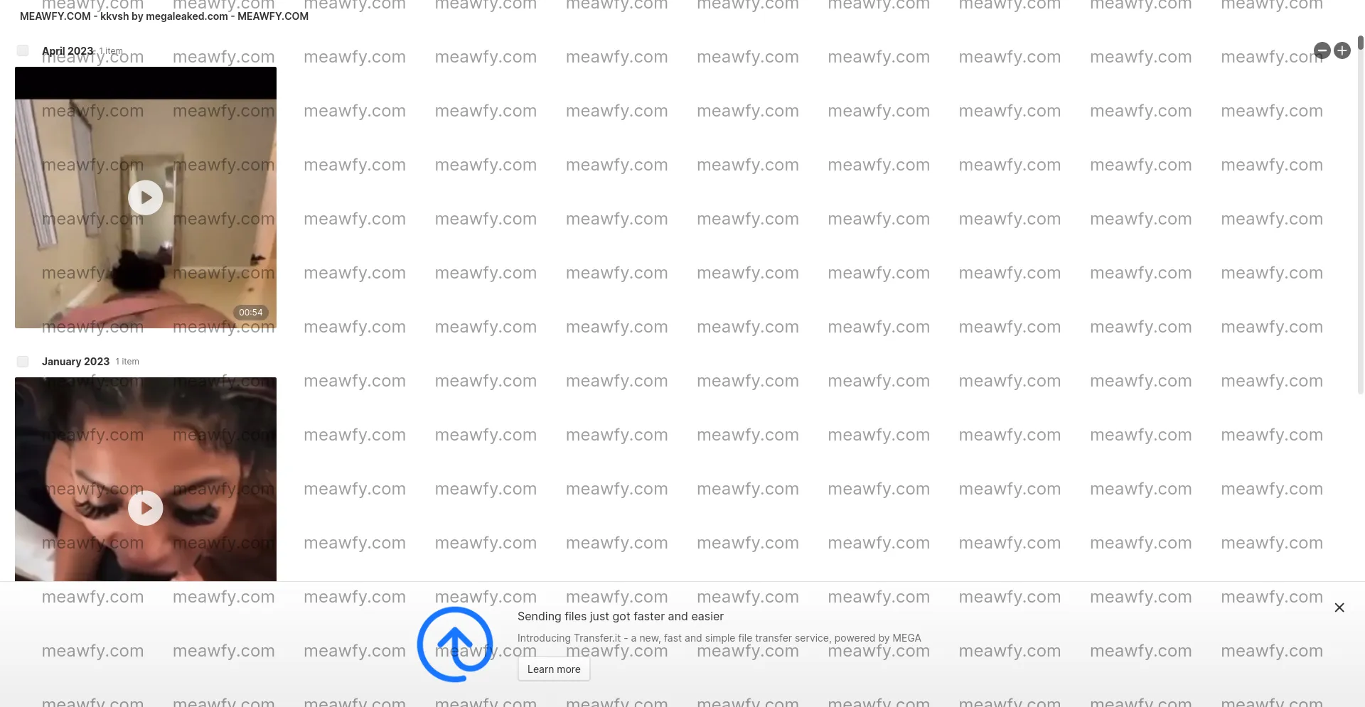 Kkvsh by megaleaked com 3 427 gb mega folder meawfy
